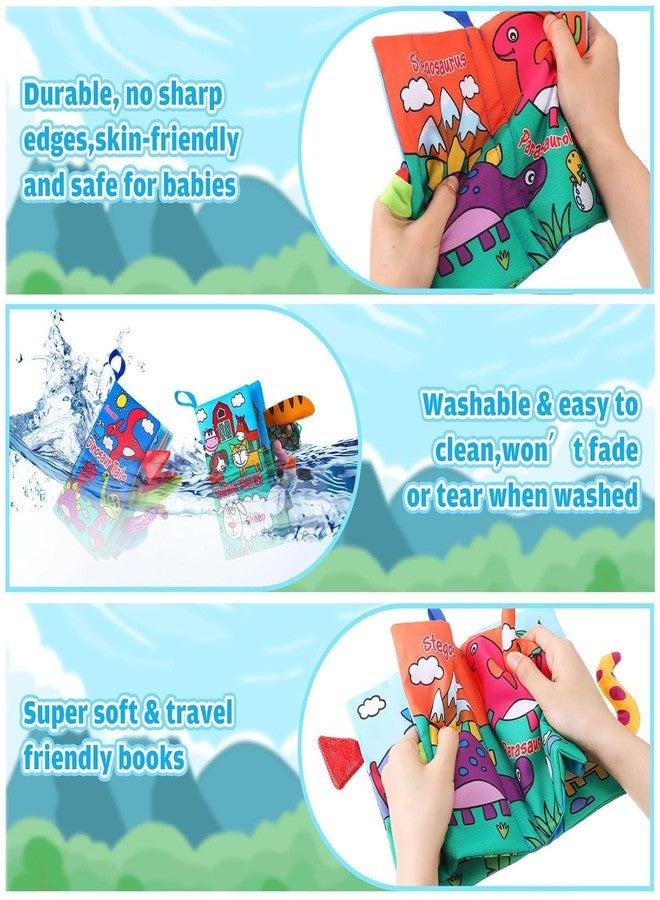 BeFunky مجموعة كتب بي فانكي للأطفال الرضع (8 قطع) ذات تباين عالٍ وصوت خشخشة، مناسبة للأطفال من عمر 0 إلى 6 أشهر، ألعاب حسية للأطفال، كتب ناعمة للأطفال الرضع، كتب تفاعلية، هدايا مثالية لمقعد السيارة، السفر، أساسيات تنمية مهارات التعلم المبكر للأطفال حديثي الولادة. - Image 5